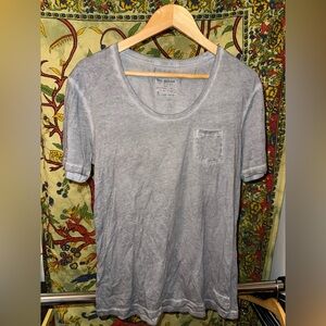 AllSaints Gray Pocket-Tee NEW